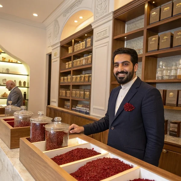 فروشگاه زعفران امیر فروش زعفران ممتاز قائنات اصل در تهران تجریش
